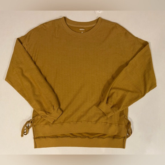 Sonoma Side Tie Oversized Tunic Sweatshirt Size XS NWT - Picture 5 of 5